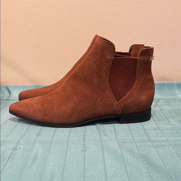 Cole Haan Suede Ankle Boots, Size 7 - Picture 2 of 6